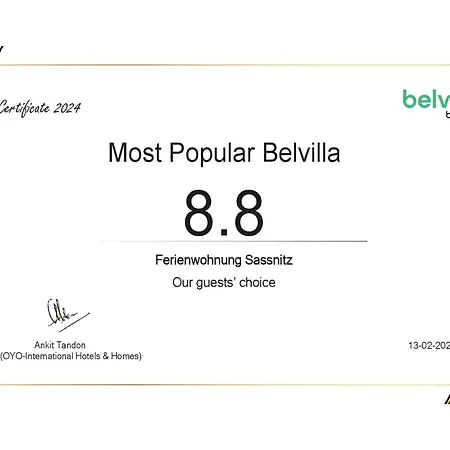 Ferienwohnung, Apartman *